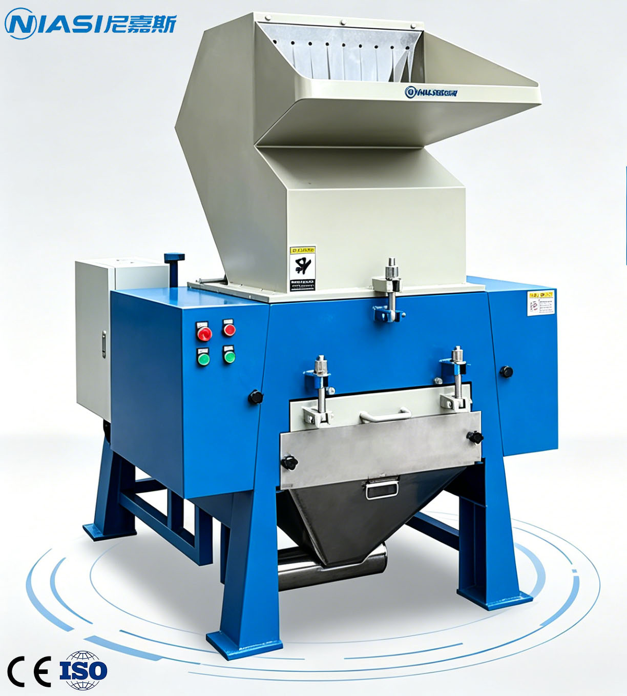 Avtomatik Toplama Sistemi ilə Plastik Crusher Recycling Machine